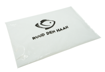 Bedrukte gelpacks van Vishandel Ruud den Haan